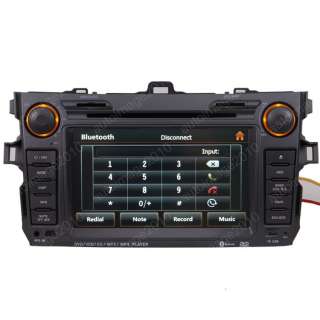   Corolla Car GPS Navigation Radio TV Bluetooth USB  IPOD DVD USB