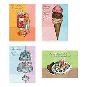  Sweet Celebrations Birthday Cards [With 12 Envelopes 
