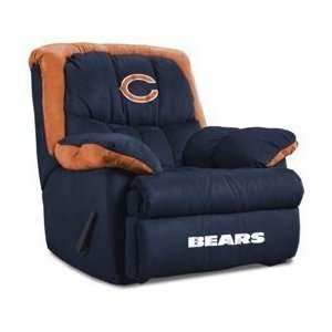 Chicago Bears Home Team Series Team Logo Embroidered Recliner Lounge 
