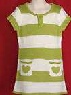 NWT GIRL’S GREEN & CREAM GREENDOG KIDS SWEATER DRESS S 5