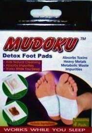 Authentic MUDOKU Body Cleanse FOOT PADS  