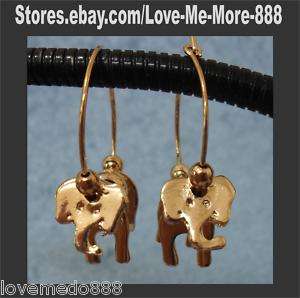 Ladies Cute alloy elephant ball earring earrings LM622  
