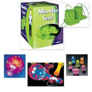  Toysmith Monster Feet Set of 4 Items Toys & Games