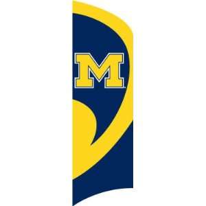 Michigan Wolverines Tall Team Flag From Party Animal  