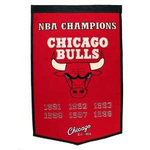  Chicago Bulls NBA Dynasty Banner (24x36) Everything 