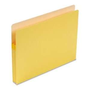   Colored File Pocket, Straight Tab, Letter, Yellow Electronics