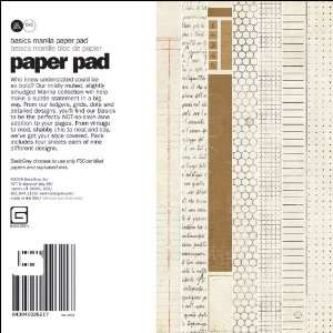  Basics 6x6 Scrapbooking Paper Pad Manila Arts, Crafts 