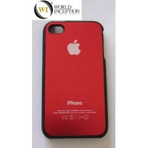  Brand New Red Aluminum Brushed iPhone 4/4S case (Non 