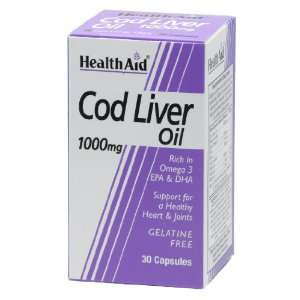  Health Aid Cod Liver Oil 1000mg 30 Caps Health & Personal 
