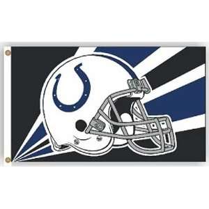 Indianapolis Colts 3x5 Helmet Design Flag  Sports 