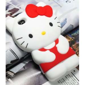  Hello Kitty Cute Soft Silicone Back Skin Case Cover for Apple iPhone 
