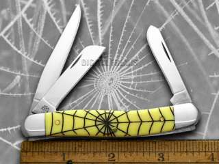 CASE XX Spider Web Yellow Stockman 1/600 Pocket Knives  