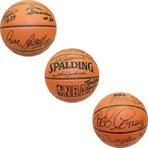  1960 1961 Boston Celtics Autographed / Signed Spalding 