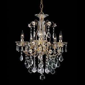  Nulco Lighting Chandeliers 480 05 03 Gold Lead Crystal 