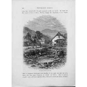  Highest Mountain In Vosges Old Prints C1880 France