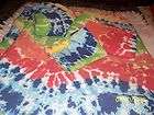 Tie Dye Twin Sheet Set with Comforter 4 Pc Set Good Condition Unusual 