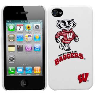 Wisconsin Badgers iPhone 4 MVP Case   White 845933062332  