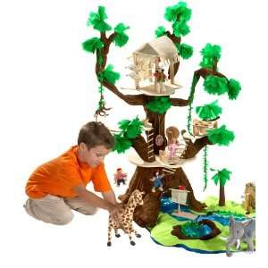    Tropical Tree House Play Set with Free Gift, 62 Piece Toys & Games