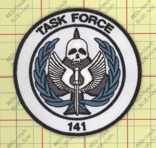   141 Patch iron on Modern Warfare 2 MW3 Gaming Black OPS PS3 XBOX WII