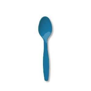  Bright Blue Cutlery (Prem) Spoons (12pks Case) Kitchen 