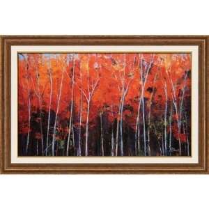  Brushstrokes Fine Art 1166E D928OL03 Crimson Forest by 