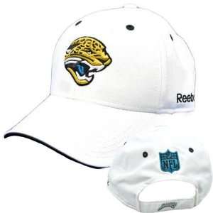  NFL Jacksonville Jaguars Team Apparel Reebok White Hat Cap 