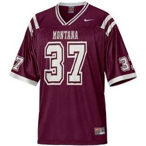  Nike Montana Grizzlies #37 Youth Maroon Replica Football 