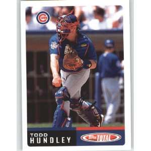  2002 Topps Total #863 Todd Hundley   Chicago Cubs 