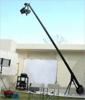 22ft jib crane video arm tripod stand motorized head  