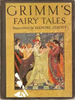 GRIMMS FAIRY TALES ILLUSTRATED BY ELENORE ABBOTT 1924  