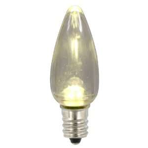   White LED Transparent C9 Christmas Replacement Bulbs