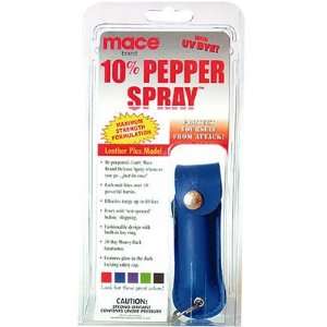  Mace® Pepper Spray Leatherette Holster   Blue   Glow in 