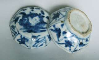 Ming swatow blue and white cover box  