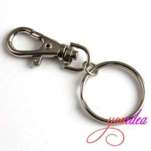 20 Various Options Lobster Swivel Clasps Clip Keychains  