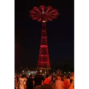 Lighting the Parachute Jump 