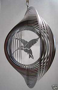 HUMMINGBIRD WIND SPINNER, Stainless Steel, Great Gift  