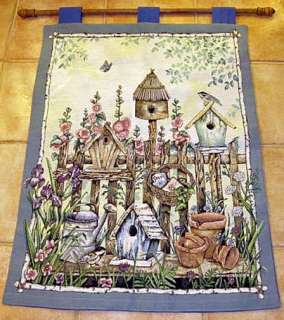 HOME IS WHERE YOU MAKE IT Birdhouses Tapestry Wall Hang  