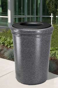 50 Gallon StoneTec Indoor Outdoor Decorative Trash Can  