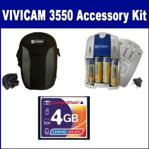  Vivitar ViviCam 3550 Digital Camera Accessory Kit includes 