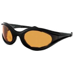 Bobster Eyewear Foamerz Sunglasses , Color Black/Amber 