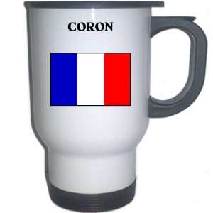  France   CORON White Stainless Steel Mug Everything 