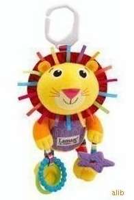   Lion Play and Grow Stroller Rattle Toy by Learning Curve NEW  