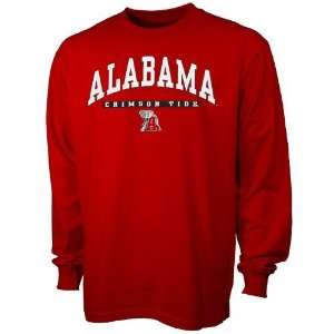   Tide Crimson Mascot Bar Long Sleeve T shirt 