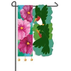  Hummingbird 3D Effect Garden Flag Banner 13x18 Patio, Lawn & Garden