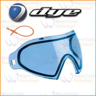DYE I4 Thermal LENS Blue PAINTBALL Mask + Squeegee NEW  