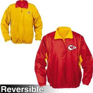 NFL Kansas City Chiefs Field Idol Reversible Fleece Jacket 