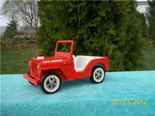 TONKA Good Original 1970s Life Guard Jeep Original Toy  