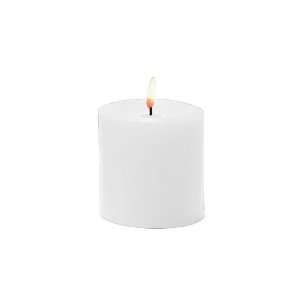  Candle Lamp 3x3 White Pillar Candle   633W