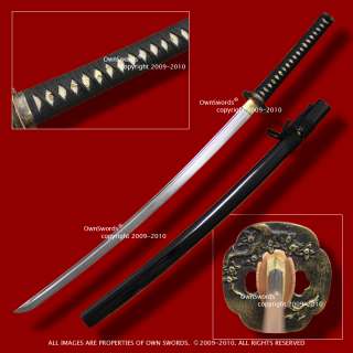 Handmade Carbon Folded Steel Samurai Katana Sword**  