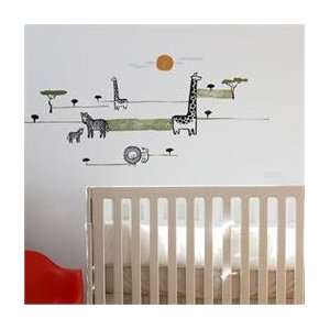  Wee Gallery Wall Graphics   Safari Collection Baby